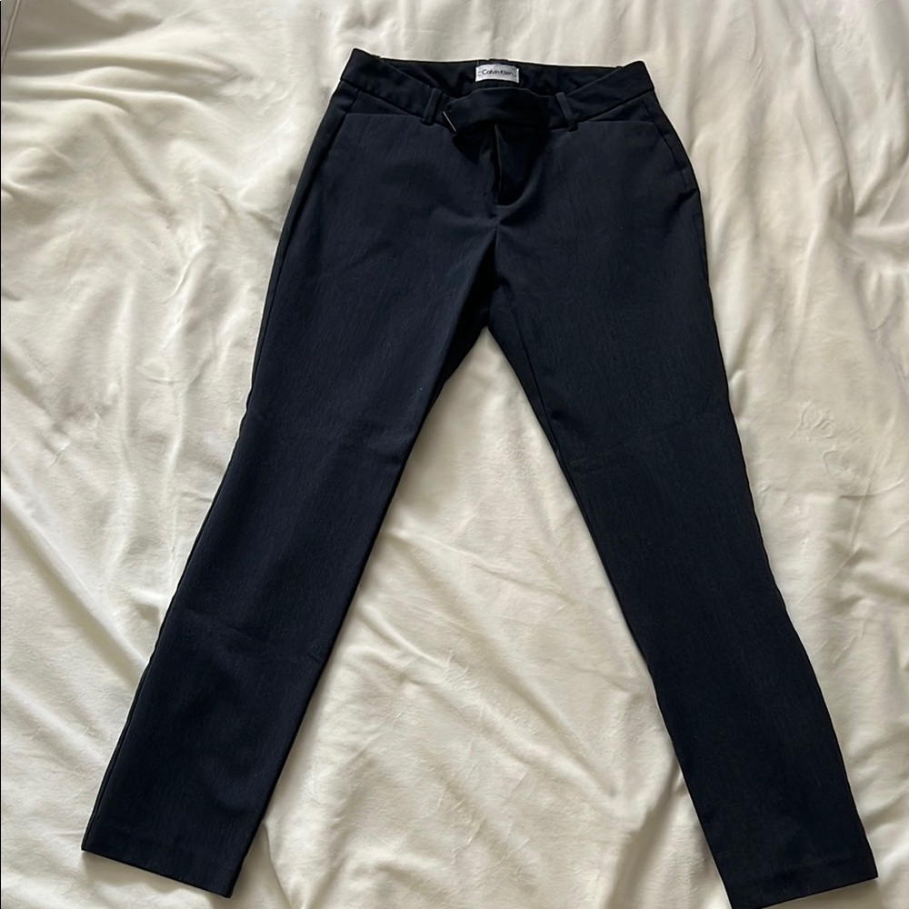 Dark Navy Blue Tailored Pants